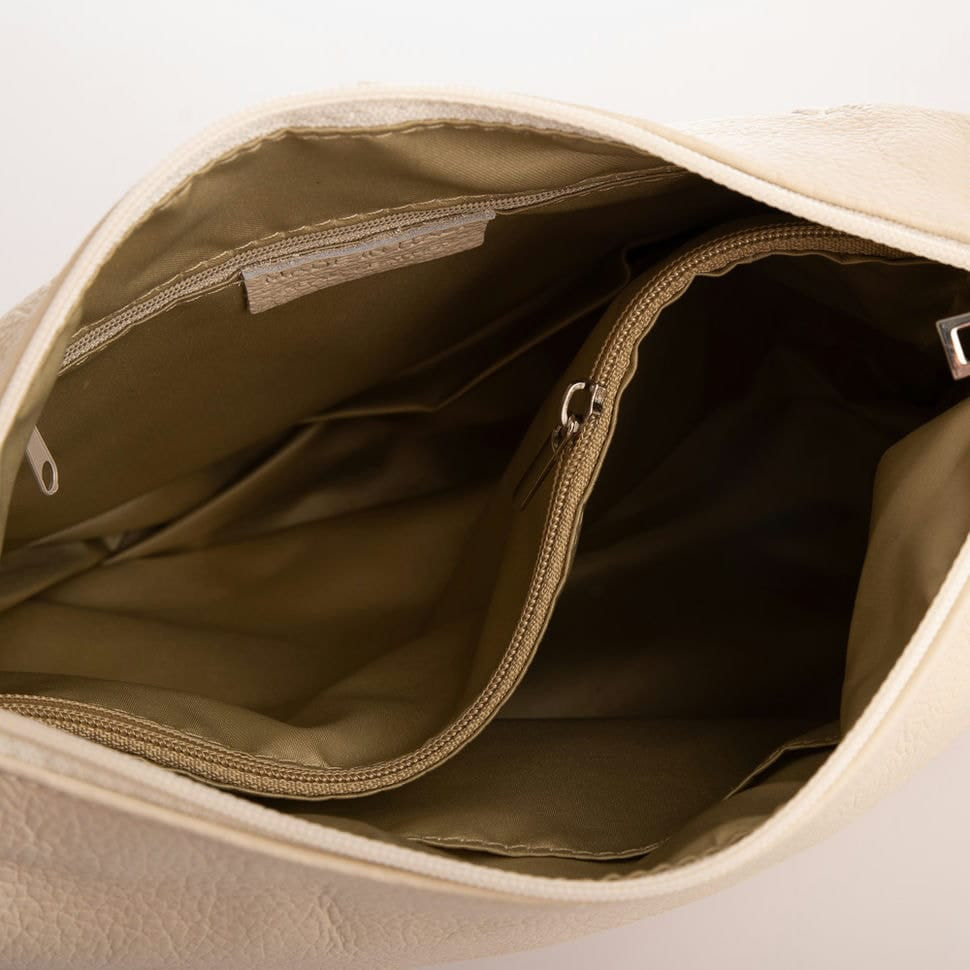 Leather handbag Virginia Conti Italy - Art01355beige