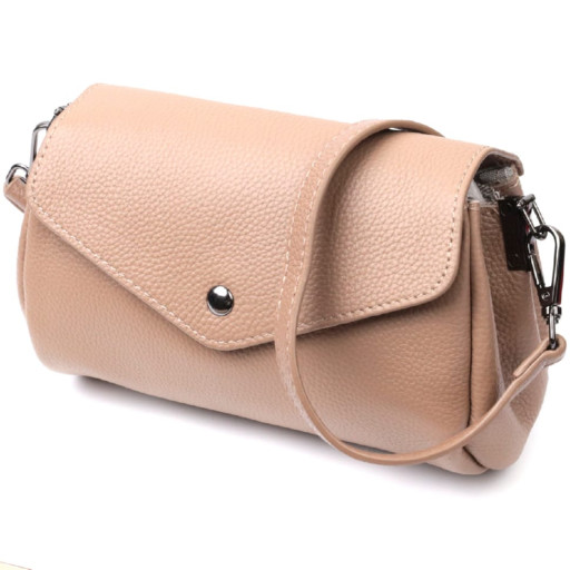 Жіноча сумка крос-боді з натуральної шкіри Shvigel 16344 Жовтий