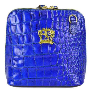 Pratesi KBE467 - Volterra King Lady Bag in real leather King Electric Blue