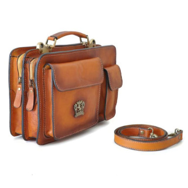 Pratesi BCL466/28 - Business Bag Milano Small in cow leather Bruce Cherry