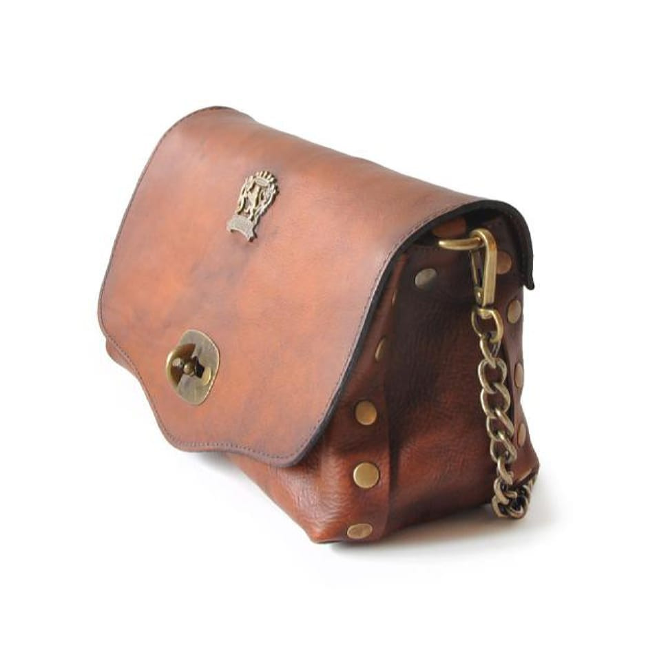 Pratesi BVS162/G - Woman Bag Castell'Azzara in cow leather Bruce Dark Green