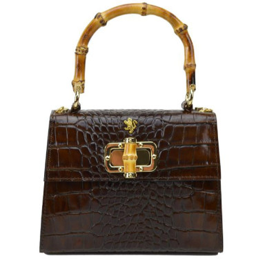 Pratesi KCF298/26 - Castalia K298/26 Lady Bag in cow leather Castalia K298/26 Coffee