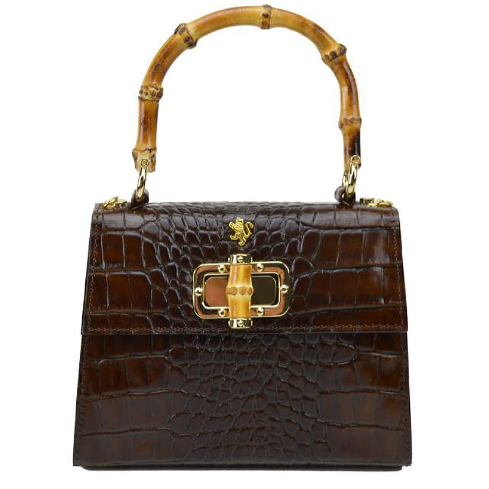 Pratesi KCF298/26 - Castalia K298/26 Lady Bag in cow leather Castalia K298/26 Coffee