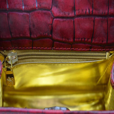 Pratesi KCF298/26 - Castalia K298/26 Lady Bag in cow leather Castalia K298/26 Coffee