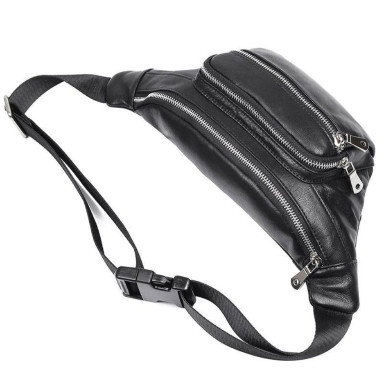 Genuine leather belt bag JD3020A by John McDee