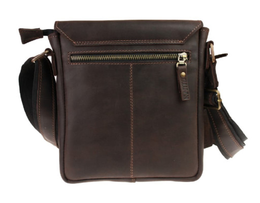 Сумка чоловіча шкіряна на плече SULLIVAN 354126(30) коричнева