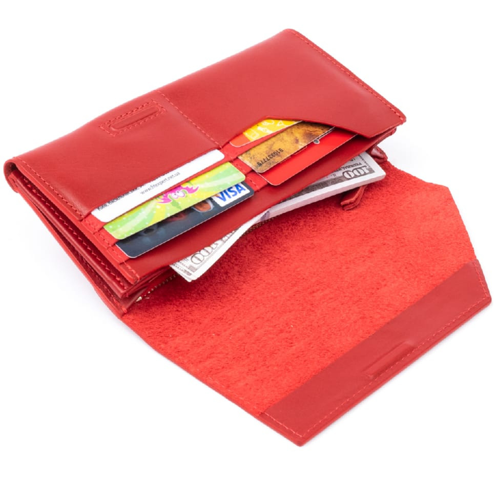 Гаманець-клатч унісекс із натуральної шкіри ST Leather 19432 Чорний