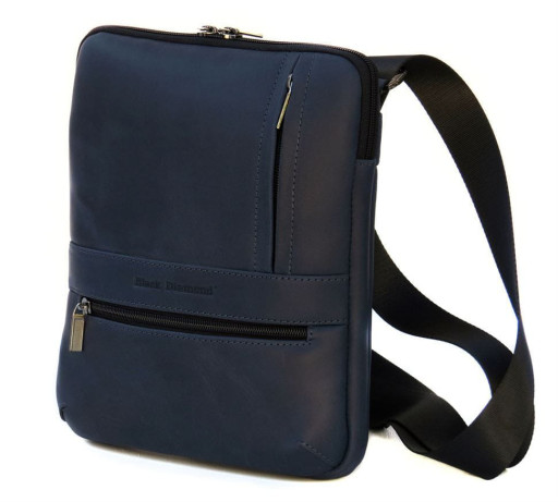 Мужская кожаная сумка-мессенджер Black Diamond BD13D