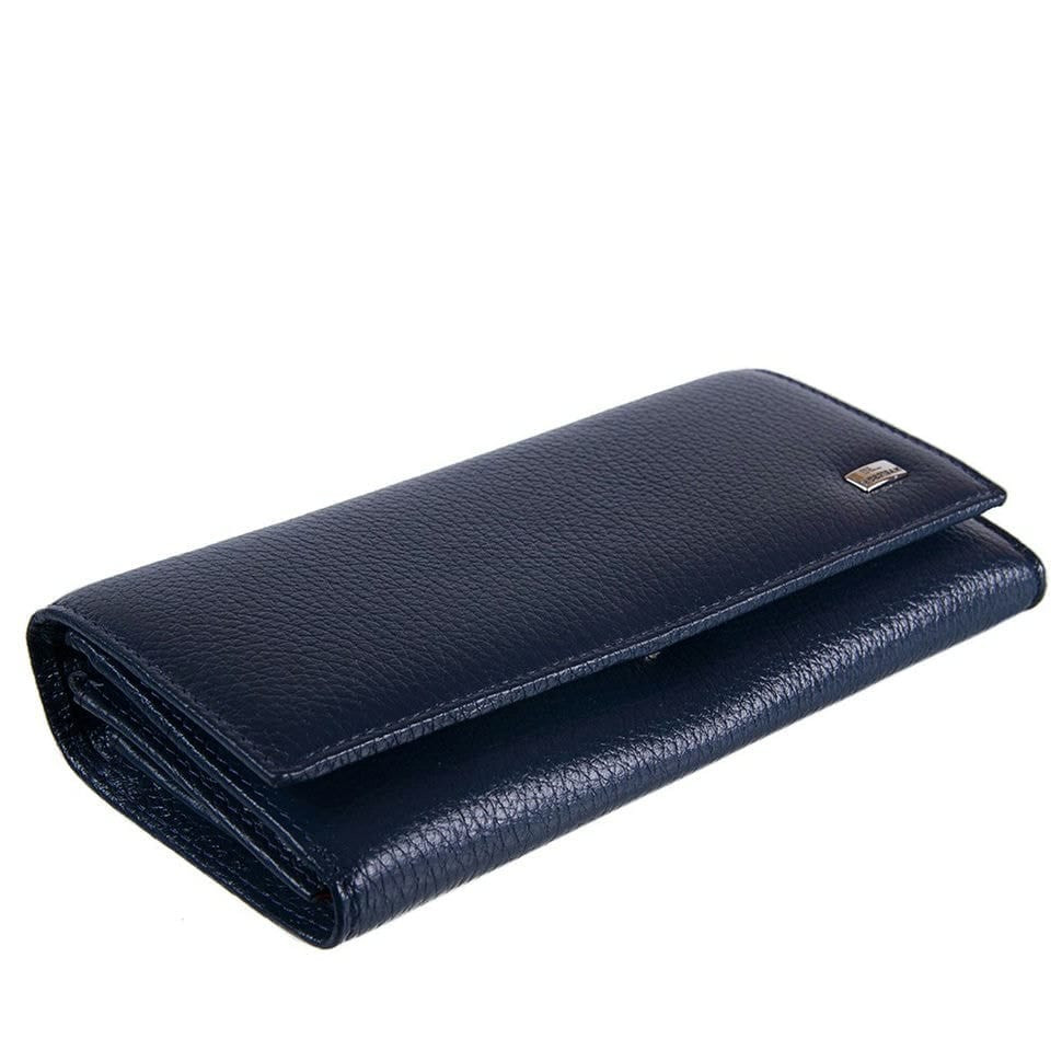 Жіноче шкіряне портмоне Desisan 057-315 синій флотар