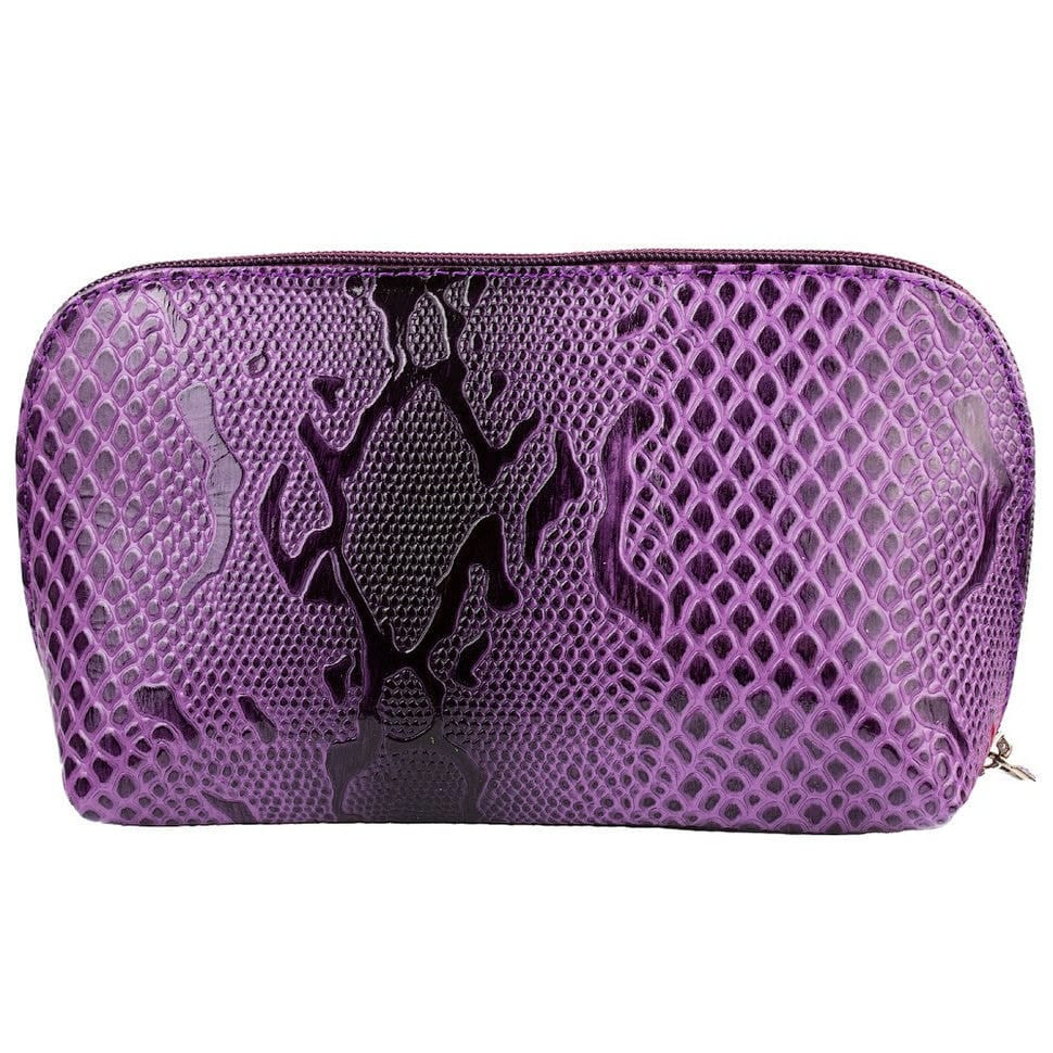 Косметичка шкіра Desisan 1-318 світло-фіолетовий візерунок