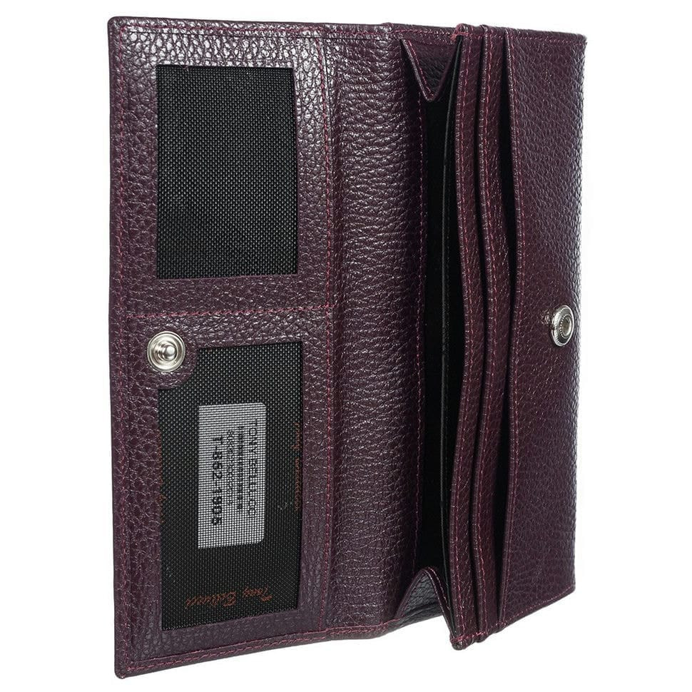 Гаманець жіночий шкіряний Tony Bellucci T852-1905 бордо флотар