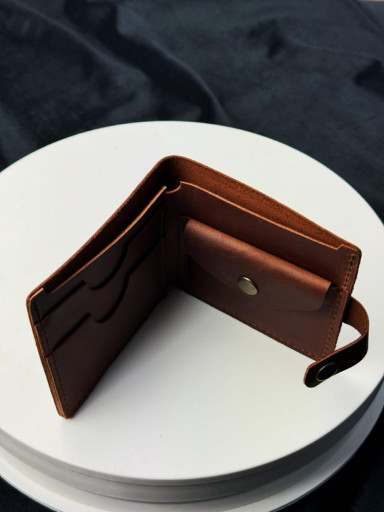 Classic genuine leather wallet SD004 (light brown)