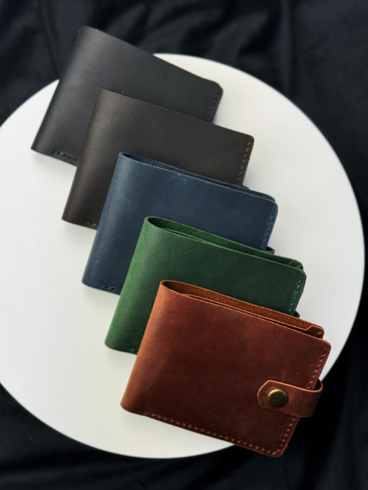 Classic genuine leather wallet SD004 (light brown)