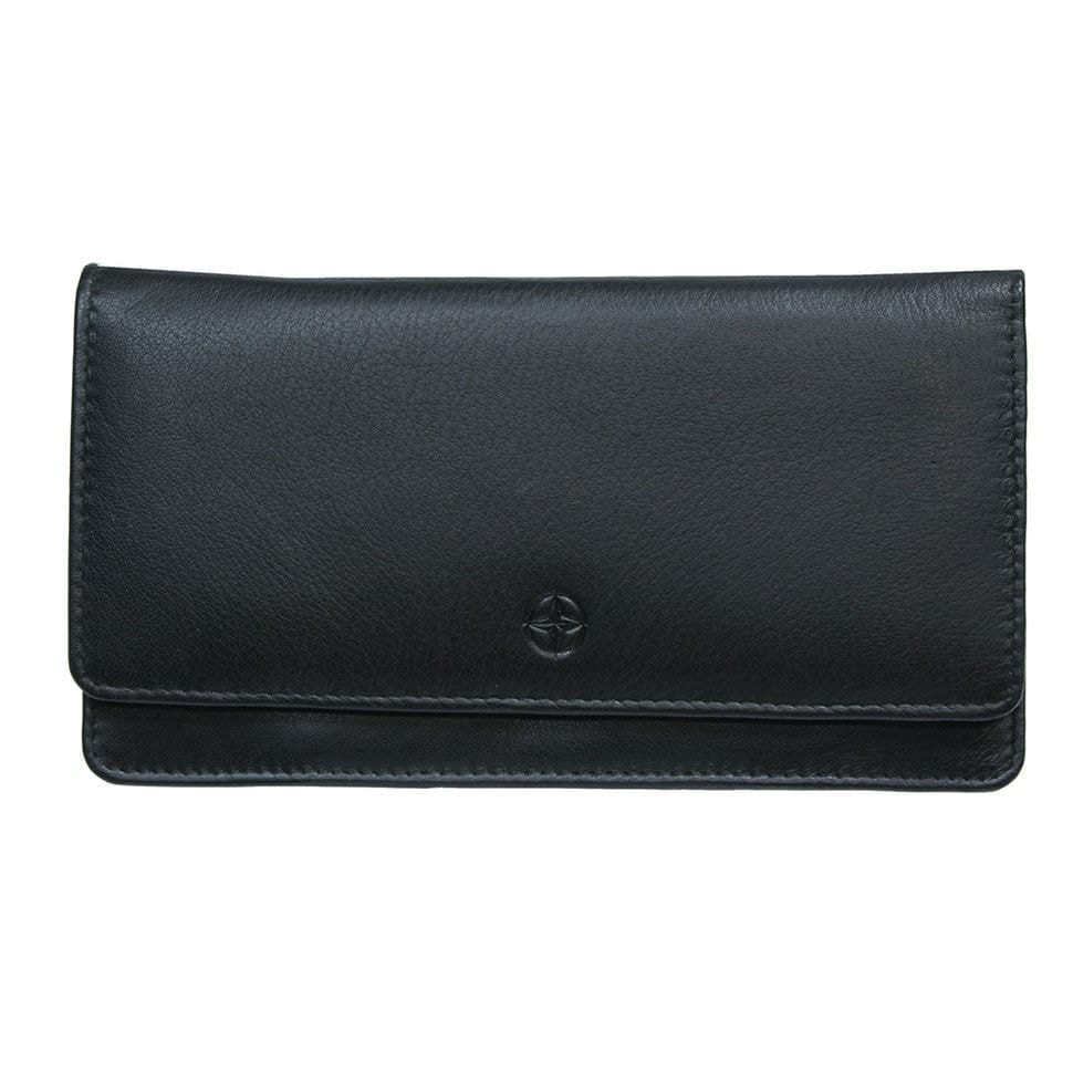 Шкіряне портмоне Cortina 5072 nero чорний