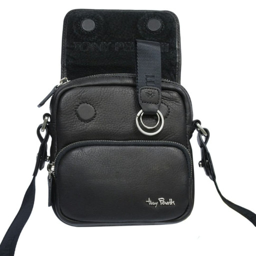 Сумка шкіряна Contatto 9150-14 чорний