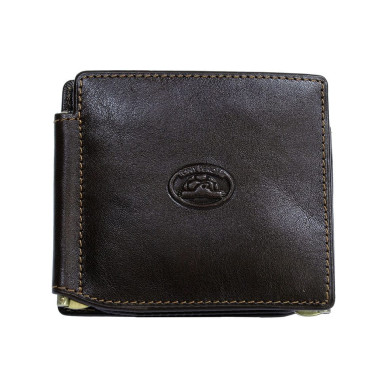 Leather wallet Italico 1717 moro brown