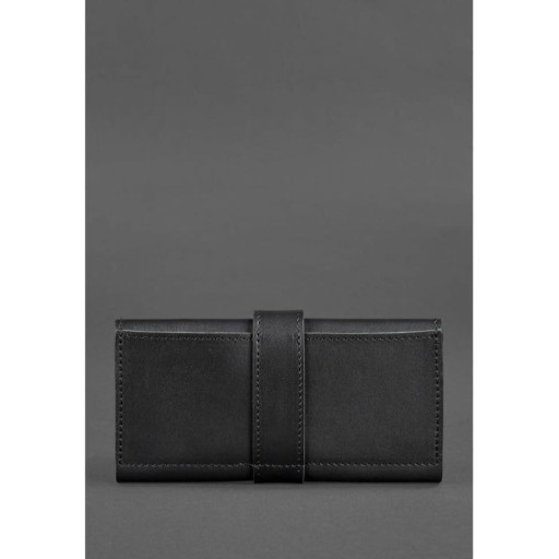 Шкіряне портмоне 3.0 чорне Krast