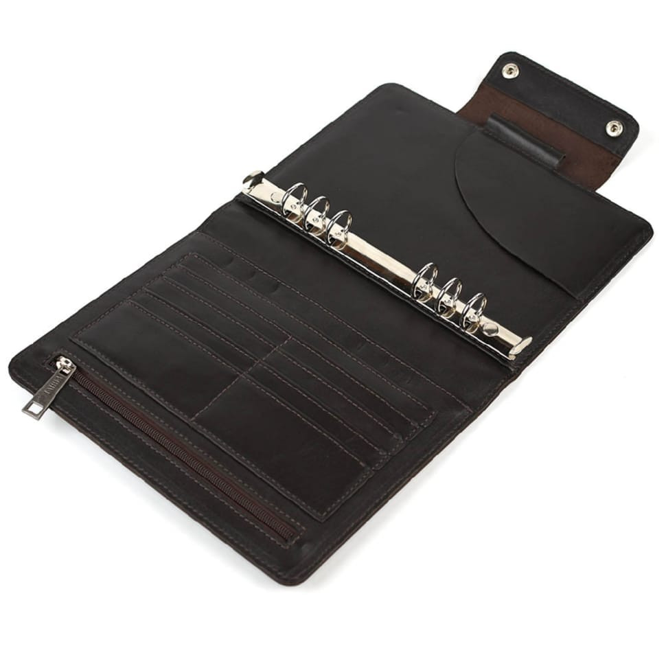 Шкіряний блокнот папка органайзер А5 на кільцях під змінний блок TARWA RC-BN-4lx