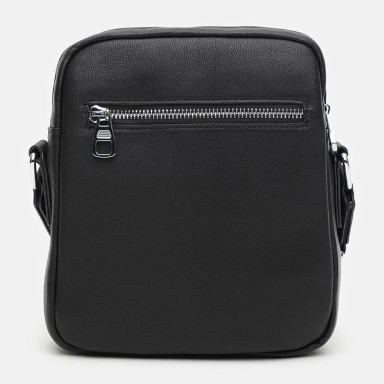 Men's leather bag Ricco Grande K12043bl-black