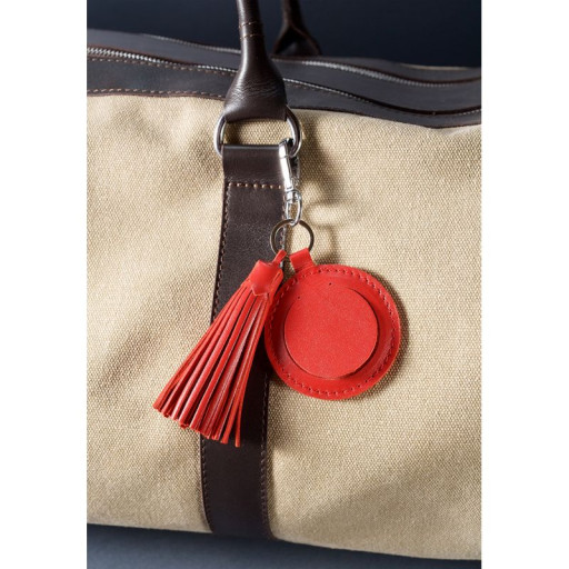 Брелок-подвеска с зеркальцем 1.0 красная