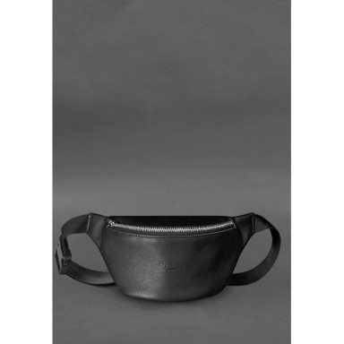 Kanny Leather Fanny Pack Black