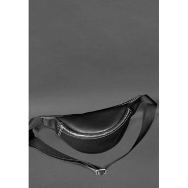 Kanny Leather Fanny Pack Black