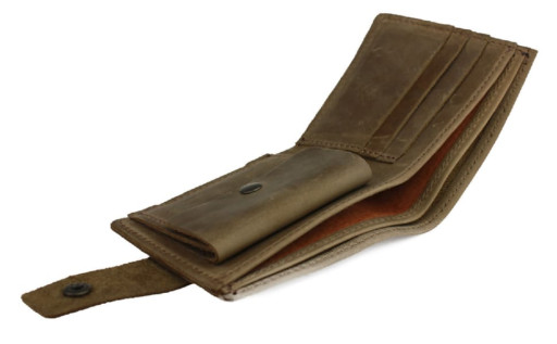 Гаманець жіночий шкіряний маленький SULLIVAN 104-3(8) оливковий