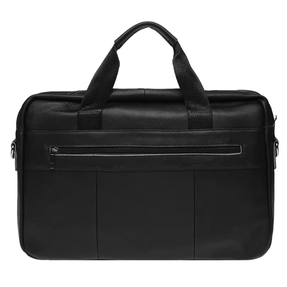 Чоловіча шкіряна сумка Borsa Leather k11120a-black