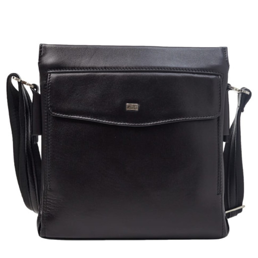 Барсетка шкіра м'яка DESISAN 1357-101 чорний гладкий