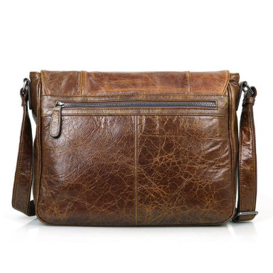 Men's shoulder bag with flap John McDee 7338B