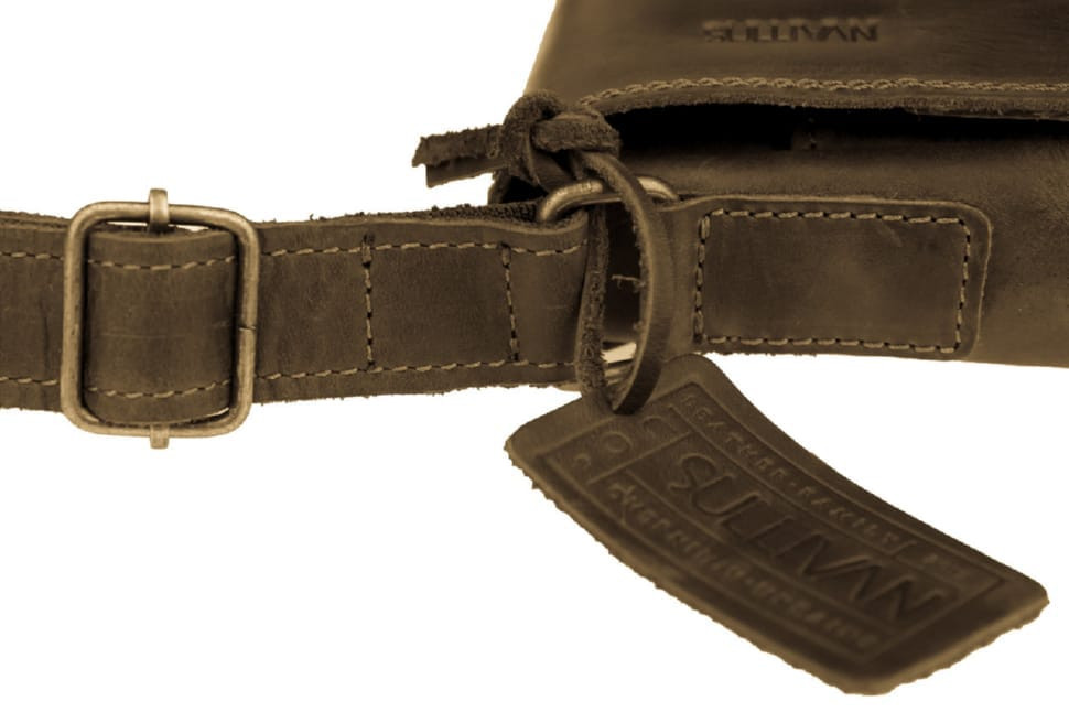 Women's leather small clutch bag SULLIVAN 2654(23) olive