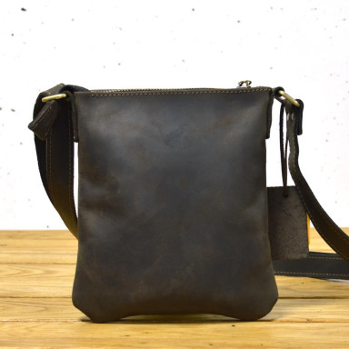 Small mens shoulder bag TARWA RC-5470-4sa brown
