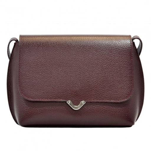Сумка жіноча шкіряна Desisan 3122-339 бордо флотар