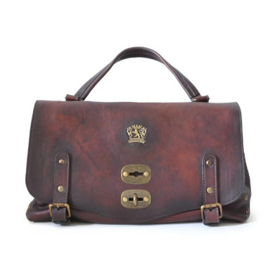 Pratesi BCF162/G - Woman Bag Castell'Azzara in cow leather Bruce Coffee