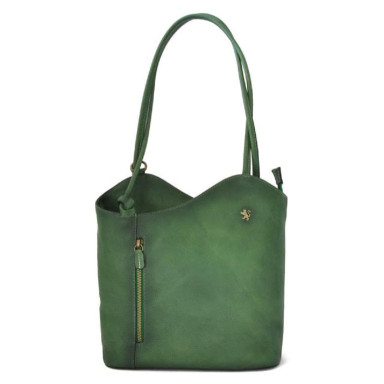 Pratesi BEM465 - Consuma Shoulder Bag in cowhide leather Bruce Emerald