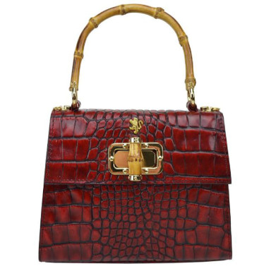 Pratesi KCH298/26 - Castalia K298/26 Lady Bag in cow leather Castalia K298/26 Chianti
