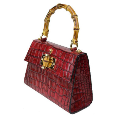 Pratesi KCH298/26 - Castalia K298/26 Lady Bag in cow leather Castalia K298/26 Chianti