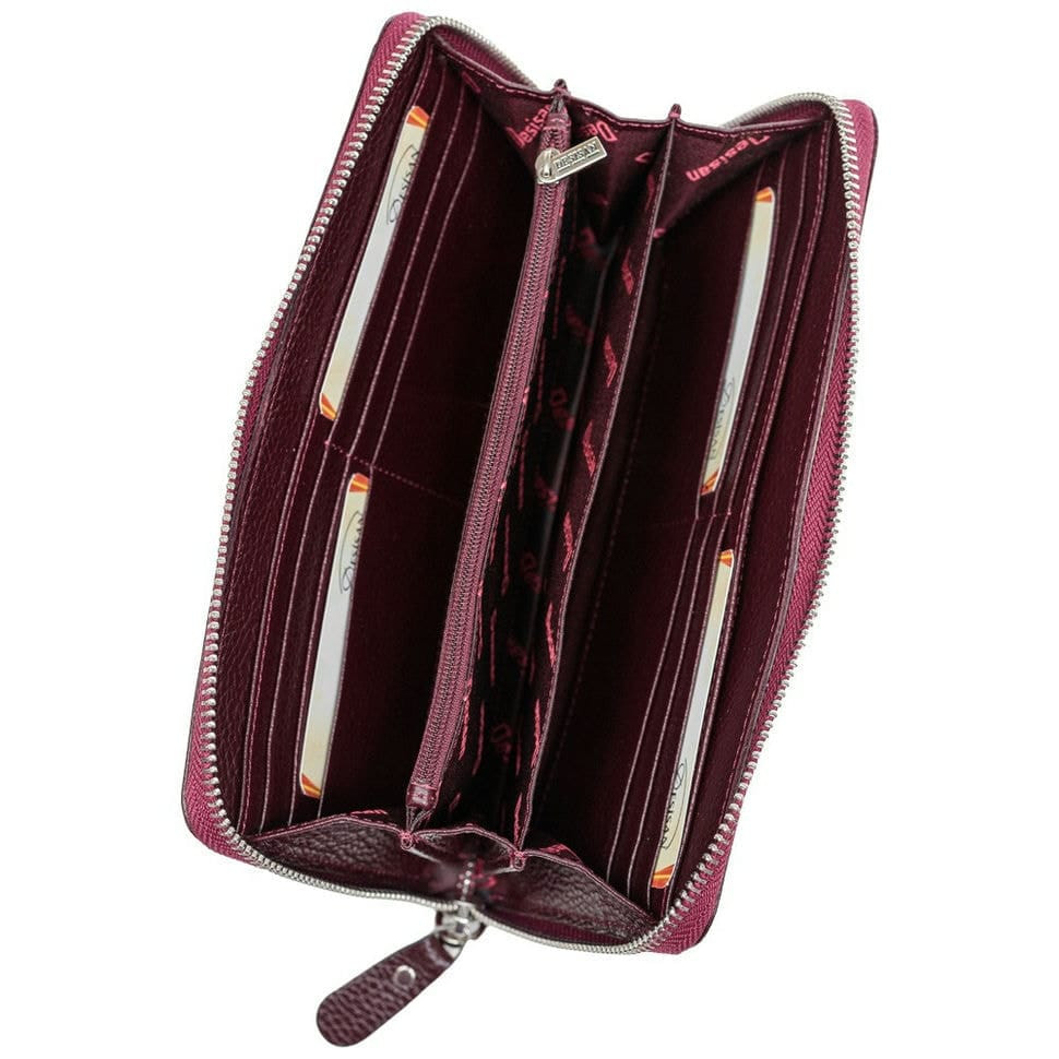 Гаманець жіночий шкіряний Desisan 951-339 бордо флотар