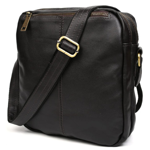 Шкіряна сумка месенджер зі шкіри Наппа TARWA GC-60121-3md