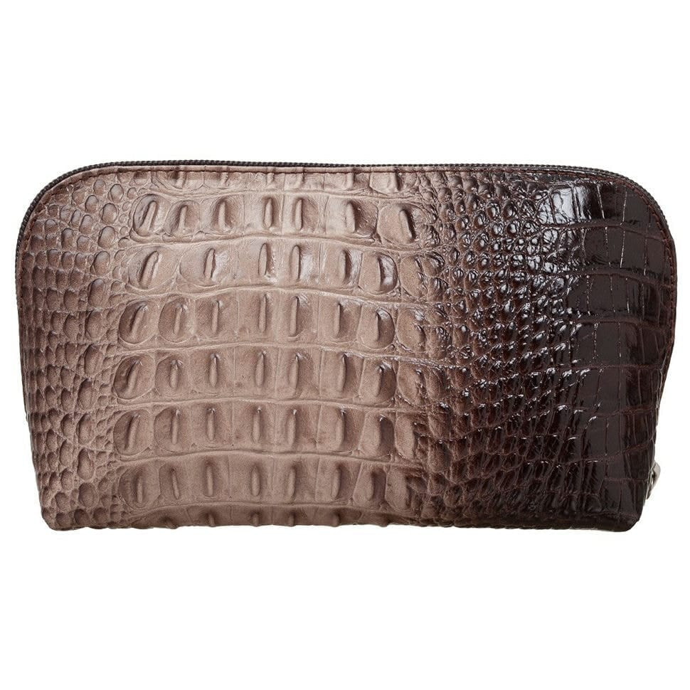 Косметичка шкіра Desisan 1-4228 світло-бежевий кроко