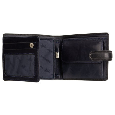 Men's wallet Visconti TR35 Atlantis with RFID (Black Blue)
