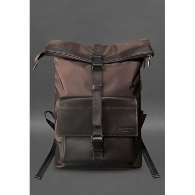 Urban backpack dark brown