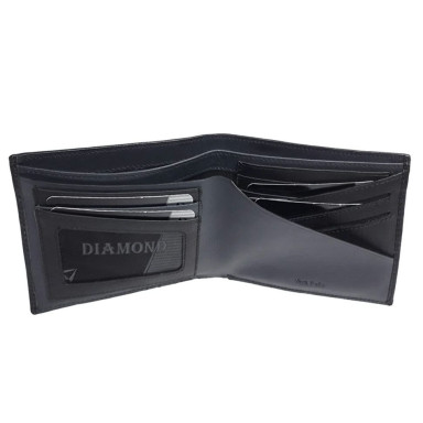 Leather wallet Diamante 2001 nero black