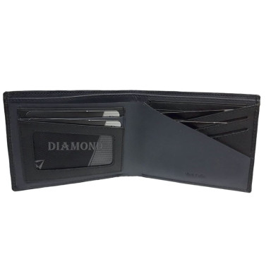 Leather wallet Diamante 2001 nero black