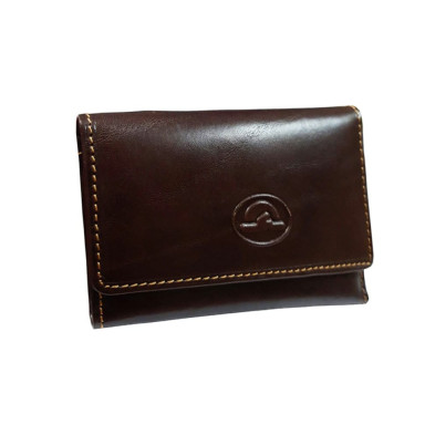 Leather key holder Italico 2533 moro brown