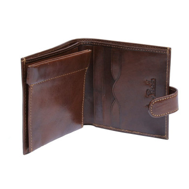 Leather wallet Italico 1256 cognac cognac