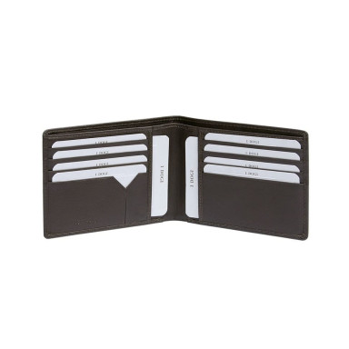 Leather wallet Cortina 5014 moro brown