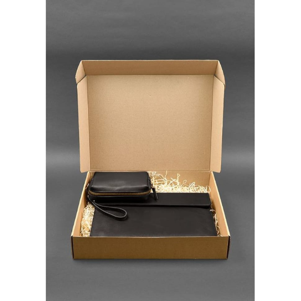 Шкіряний набір Мобільний Універсальний темно-коричневий