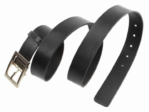 Ремінь GRANDE PELLE 00239 шкіряний Чорний