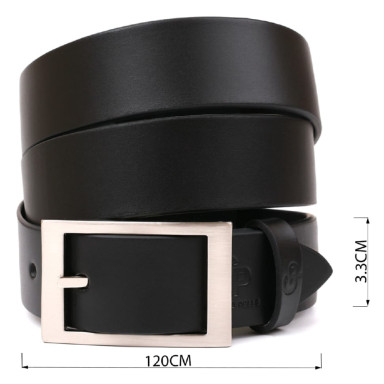 Belt GRANDE PELLE 00239 leather Black